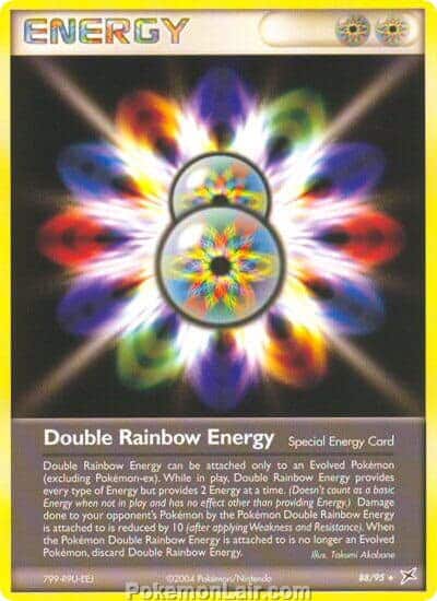 2004 Pokemon Trading Card Game EX Team Magma VS Team Aqua Price List 88 Double Rainbow Energy