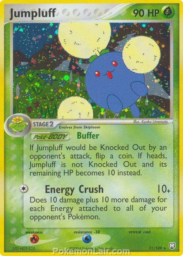 2004 Pokemon Trading Card Game EX Team Rocket Returns Price List 11 Jumpluff