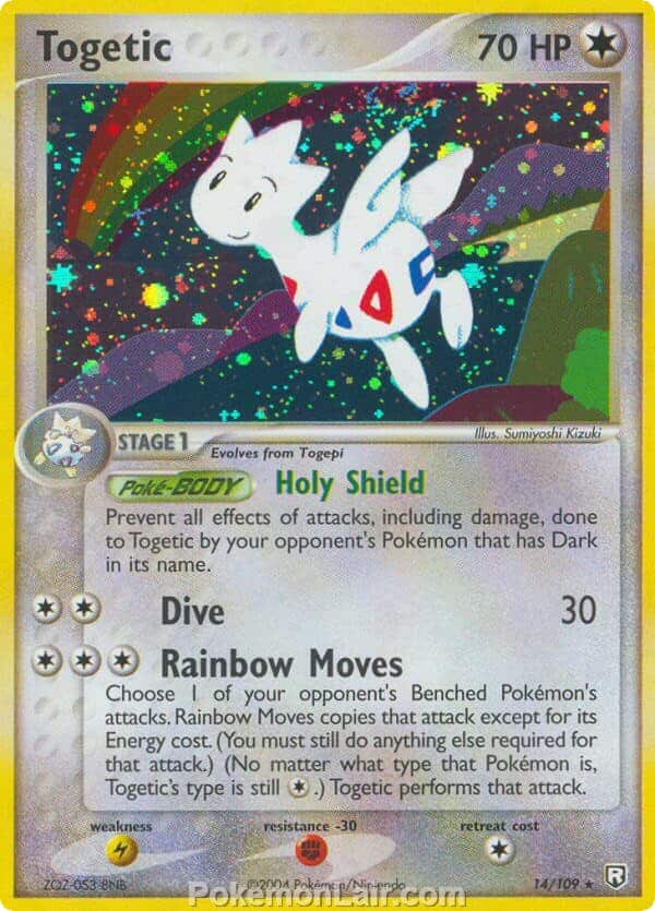 2004 Pokemon Trading Card Game EX Team Rocket Returns Set 14 Togetic