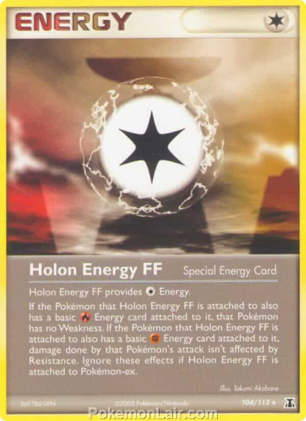2005 Pokemon Trading Card Game EX Delta Species Price List 104 Holon Energy FF