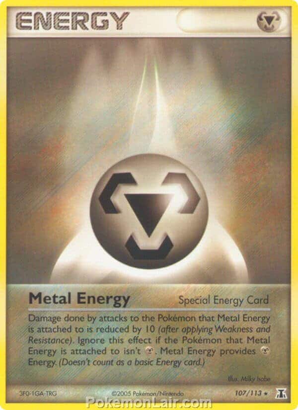 2005 Pokemon Trading Card Game EX Delta Species Price List 107 Metal Energy