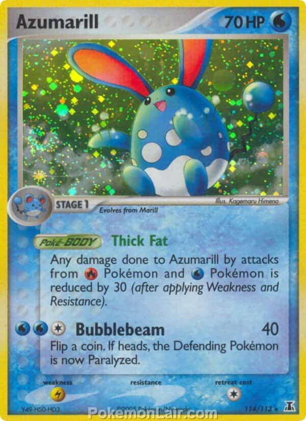 2005 Pokemon Trading Card Game EX Delta Species Price List 114 Azumarill