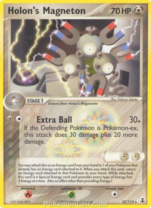 2005 Pokemon Trading Card Game EX Delta Species Price List 22 Holons Magneton