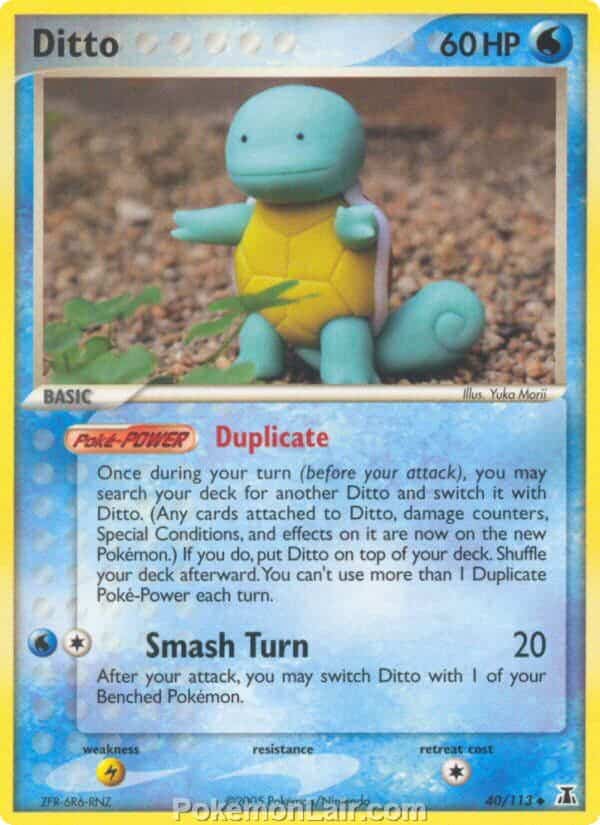 2005 Pokemon Trading Card Game EX Delta Species Price List 40 Ditto