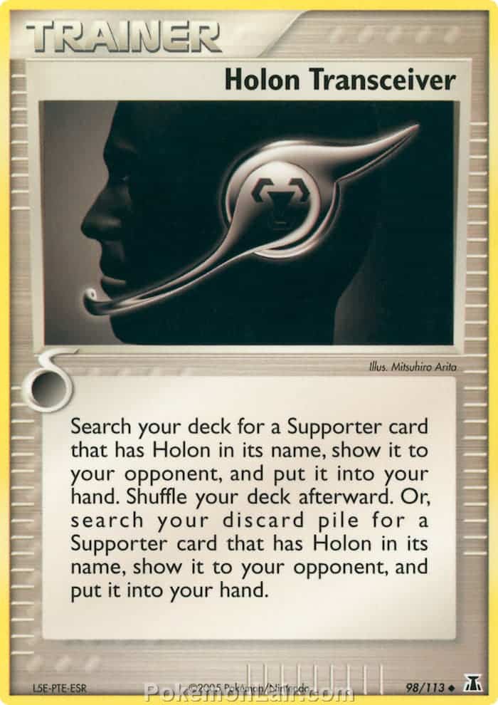 2005 Pokemon Trading Card Game EX Delta Species Price List 98 Holon Transceiver