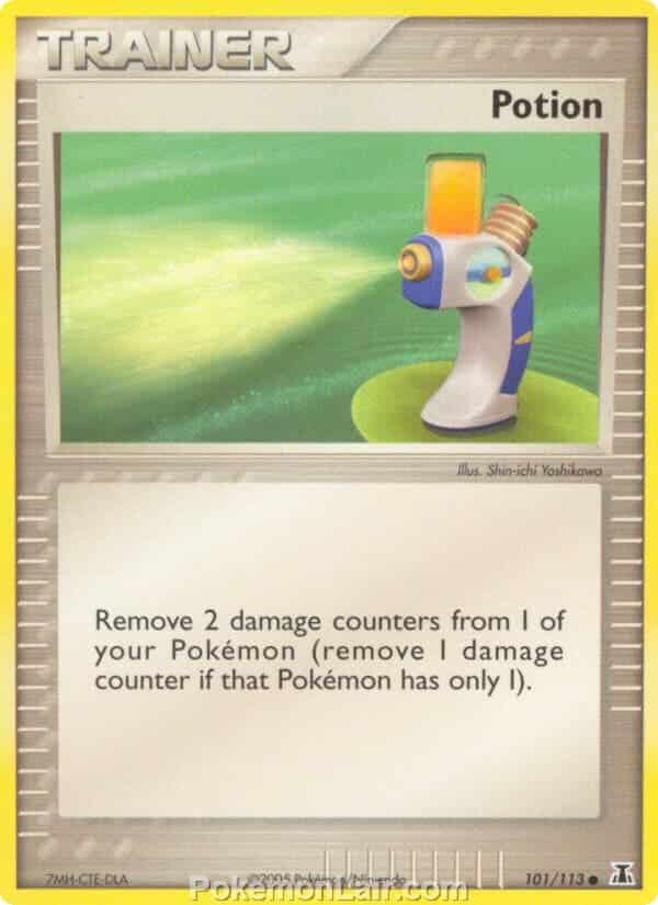 2005 Pokemon Trading Card Game EX Delta Species Set 101 Potion