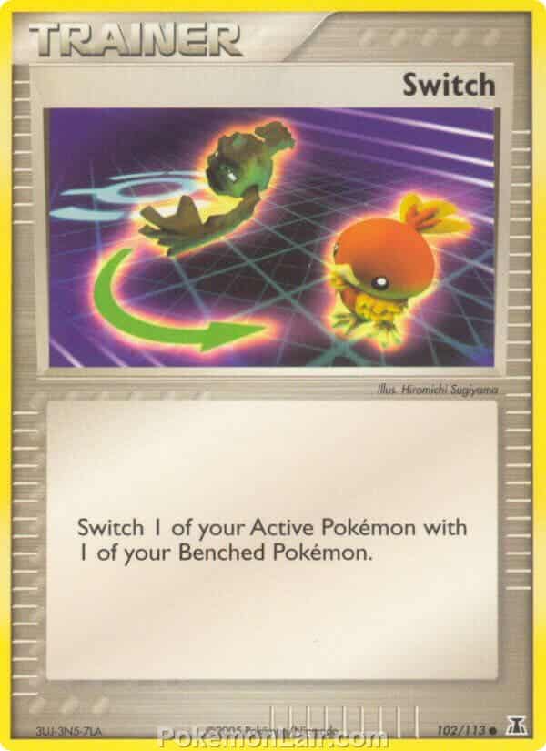 2005 Pokemon Trading Card Game EX Delta Species Set 102 Switch