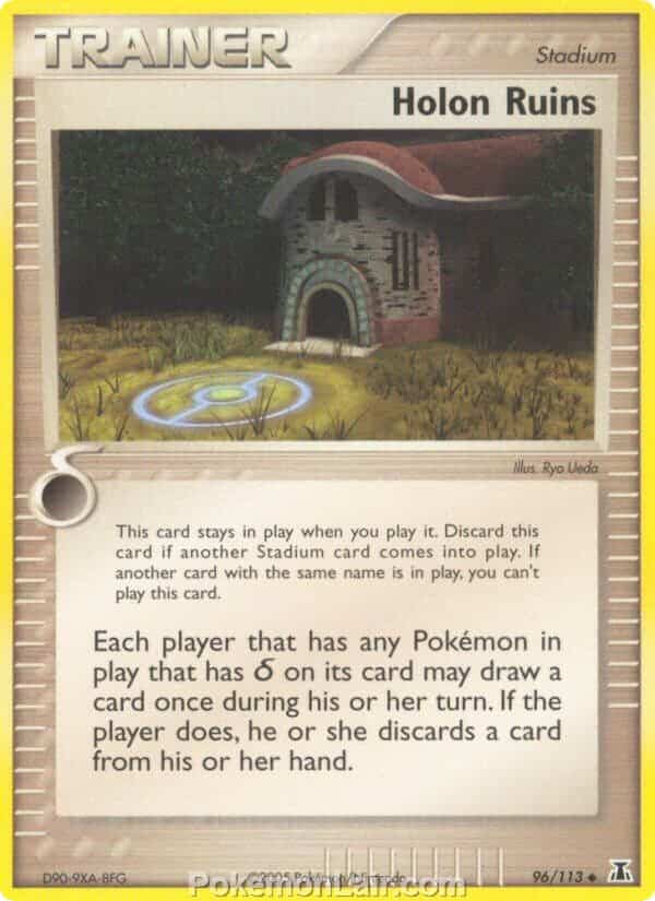 2005 Pokemon Trading Card Game EX Delta Species Set 96 Holon Ruins