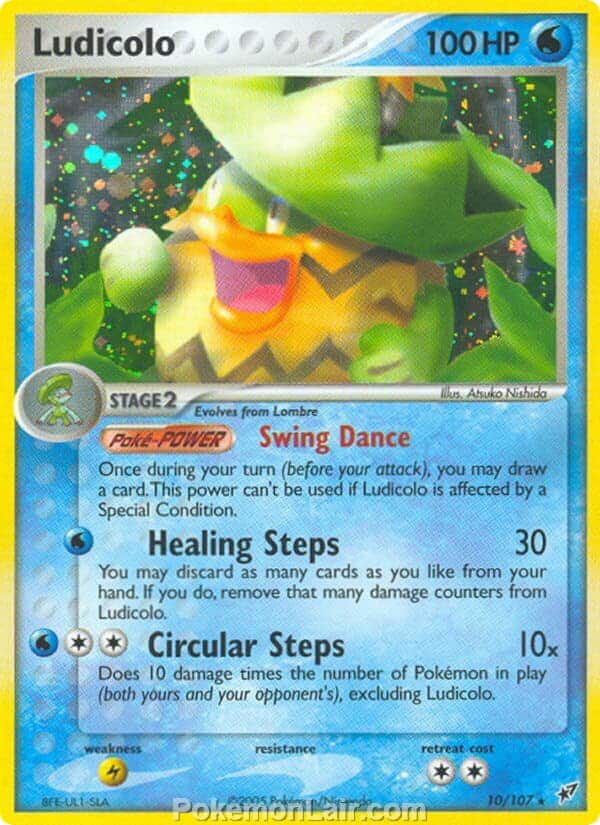 2005 Pokemon Trading Card Game EX Deoxys Price List 10 Ludicolo