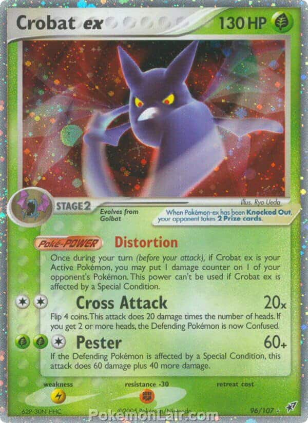 2005 Pokemon Trading Card Game EX Deoxys Price List 96 Crobat EX