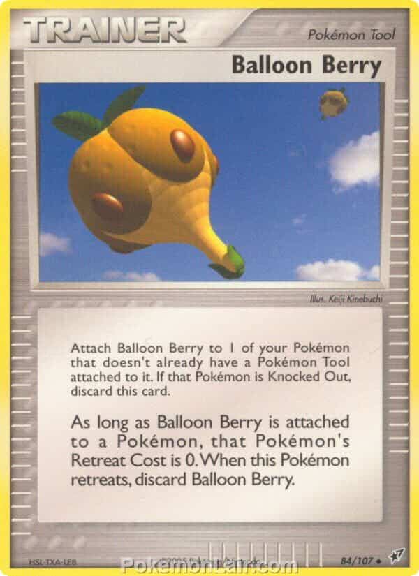 2005 Pokemon Trading Card Game EX Deoxys Set 84 Balloon Berry