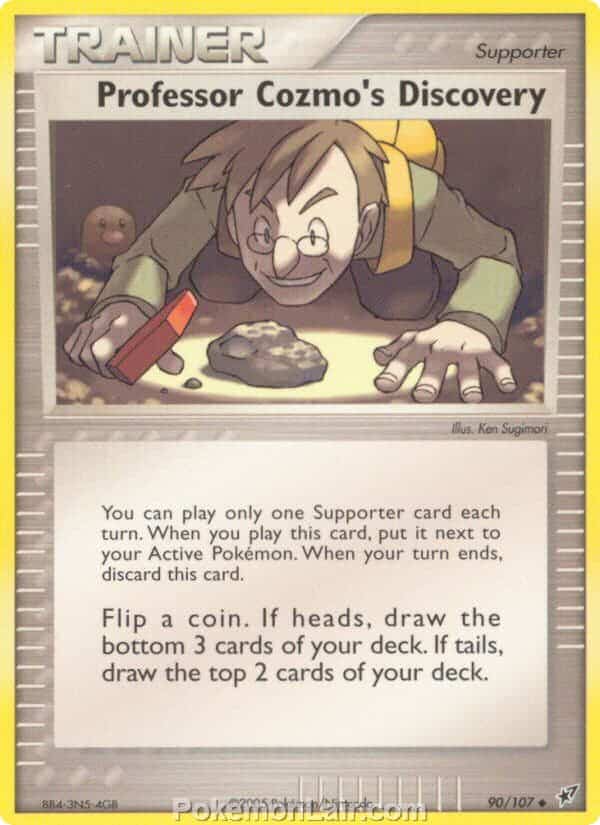 2005 Pokemon Trading Card Game EX Deoxys Set 90 Professor Cozmos Discovery