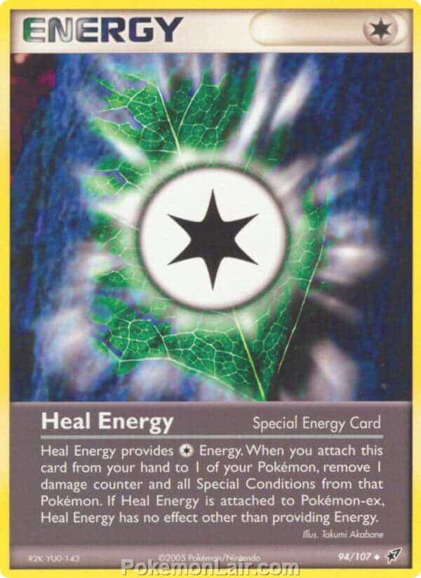 2005 Pokemon Trading Card Game EX Deoxys Set 94 Heal Energy