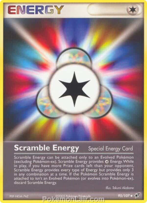 2005 Pokemon Trading Card Game EX Deoxys Set 95 Scramble Energy