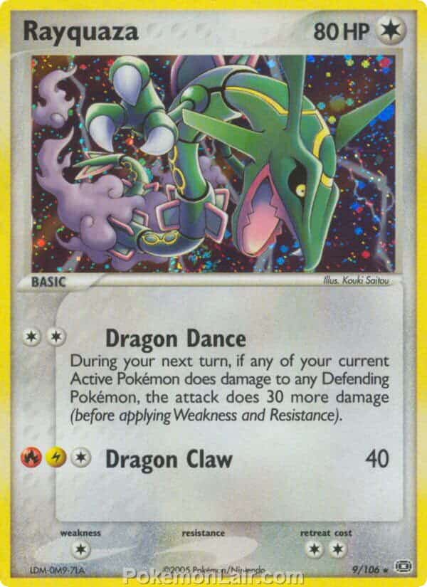 2005 Pokemon Trading Card Game EX Emerald Price List 9 Rayquaza