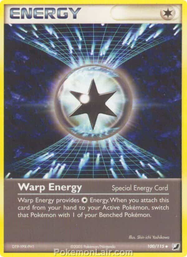 2005 Pokemon Trading Card Game EX Unseen Forces Price List 100 Warp Energy