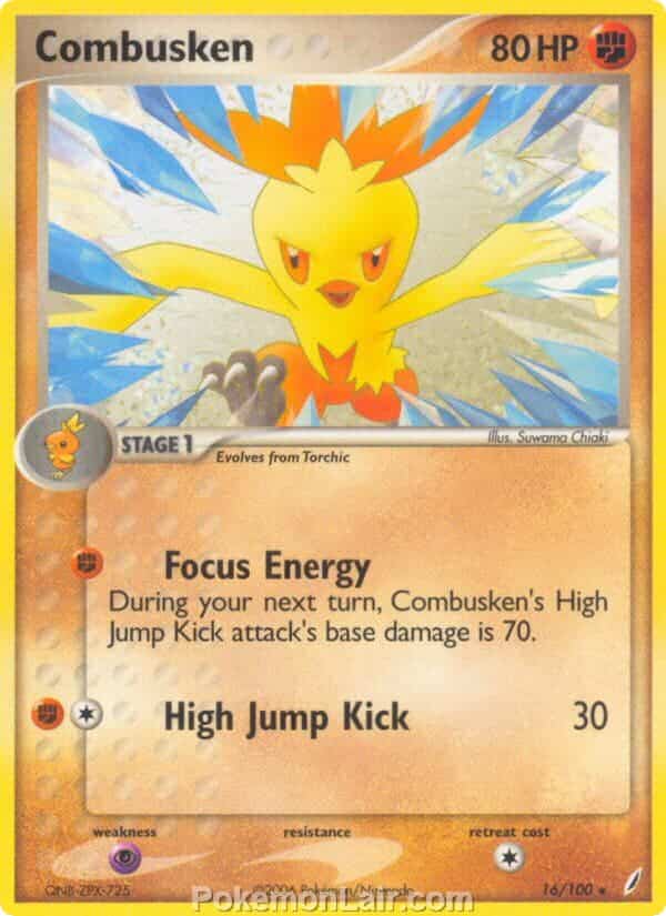 2006 Pokemon Trading Card Game EX Crystal Guardians Set 16 Combusken