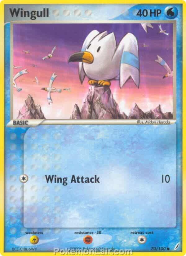 2006 Pokemon Trading Card Game EX Crystal Guardians Set 70 Wingull