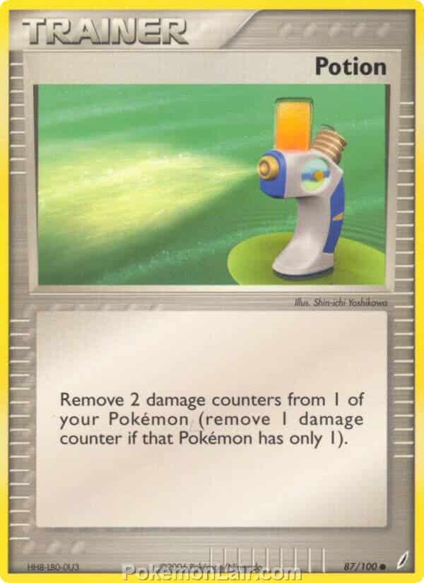 2006 Pokemon Trading Card Game EX Crystal Guardians Set 87 Potion