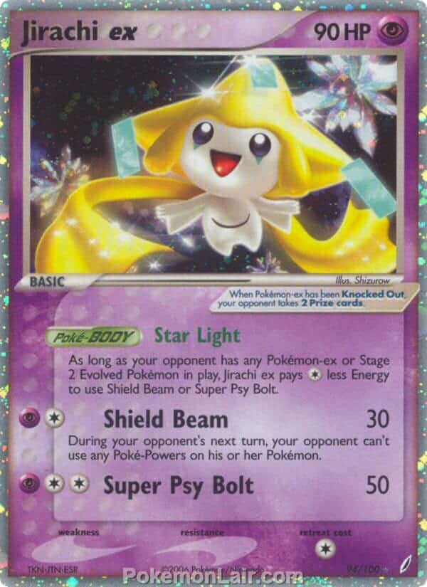 2006 Pokemon Trading Card Game EX Crystal Guardians Set 94 Jirachi EX