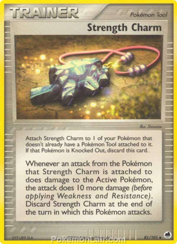 2006 Pokemon Trading Card Game EX Dragon Frontiers Price List – 81 Strength Charm