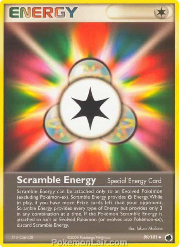 2006 Pokemon Trading Card Game EX Dragon Frontiers Price List – 89 Scramble Energy