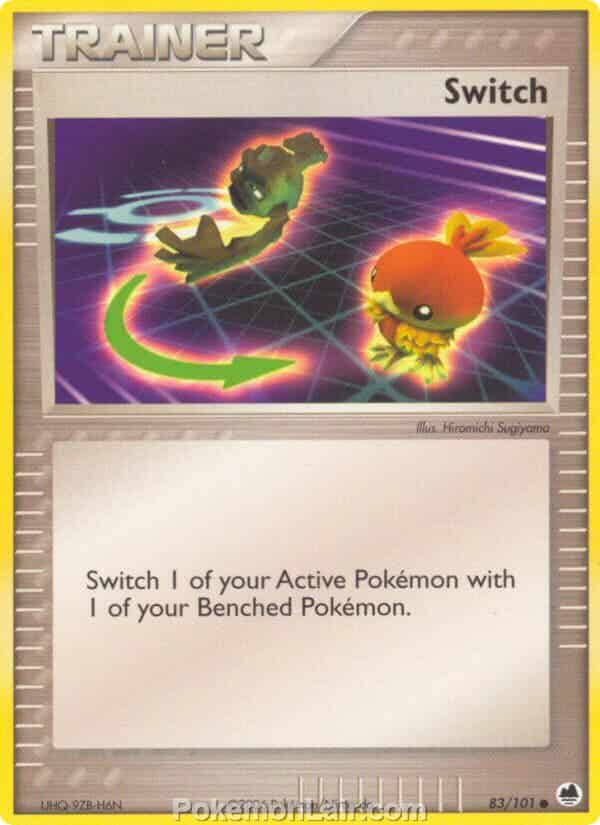 2006 Pokemon Trading Card Game EX Dragon Frontiers Set – 83 Switch
