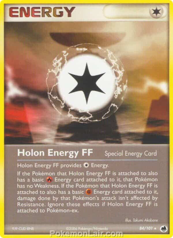 2006 Pokemon Trading Card Game EX Dragon Frontiers Set – 84 Holon Energy FF