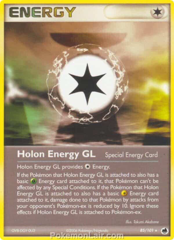 2006 Pokemon Trading Card Game EX Dragon Frontiers Set – 85 Holon Energy GL