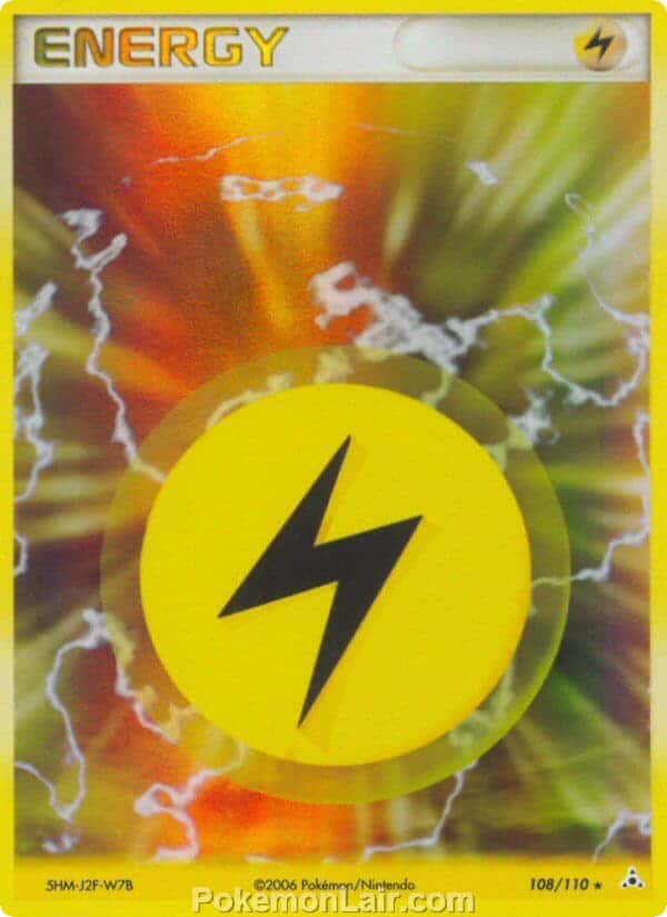 2006 Pokemon Trading Card Game EX Holon Phantoms Price List 108 Lightning Energy