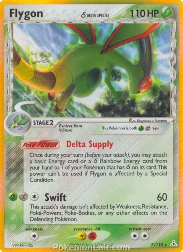 2006 Pokemon Trading Card Game EX Holon Phantoms Price List 7 Flygon Delta Species