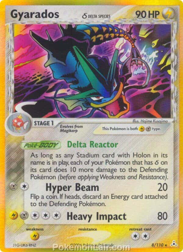 2006 Pokemon Trading Card Game EX Holon Phantoms Price List 8 Gyarados Delta Species