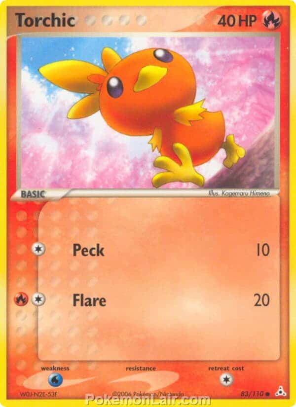 2006 Pokemon Trading Card Game EX Holon Phantoms Price List 83 Torchic