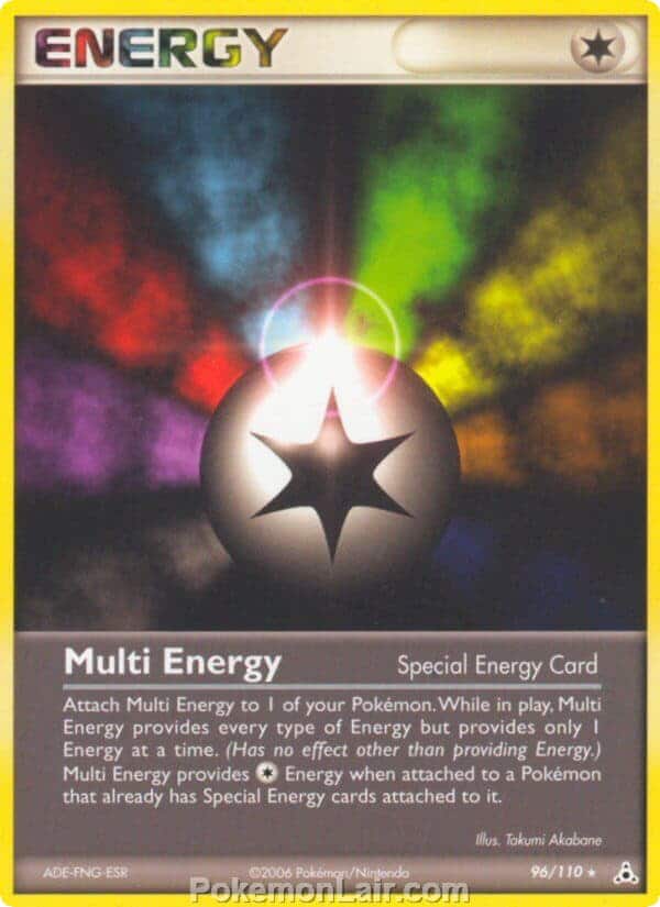 2006 Pokemon Trading Card Game EX Holon Phantoms Price List 96 Multi Energy