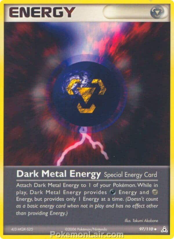 2006 Pokemon Trading Card Game EX Holon Phantoms Price List 97 Dark Metal Energy