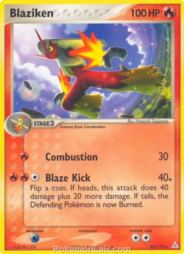 2006 Pokemon Trading Card Game EX Holon Phantoms Set 20 Blaziken