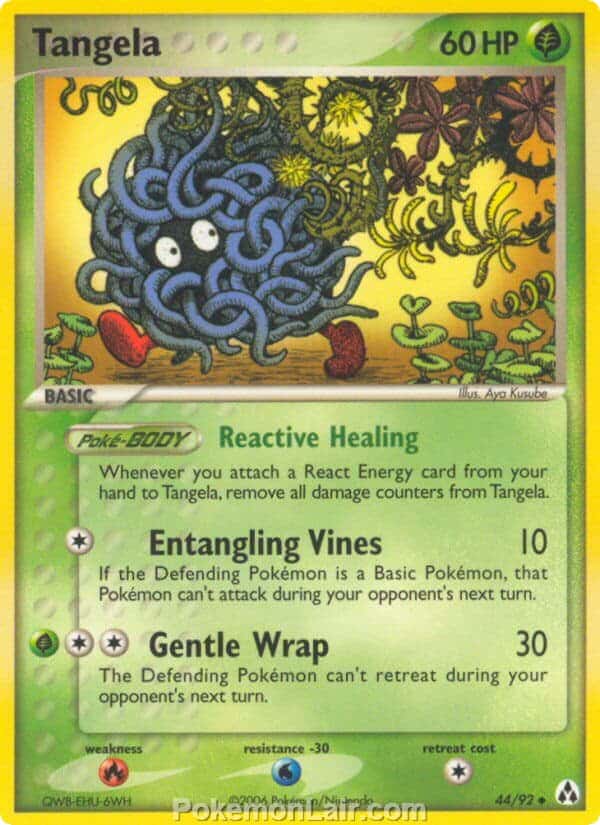 2006 Pokemon Trading Card Game EX Legend Maker Set 44 Tangela