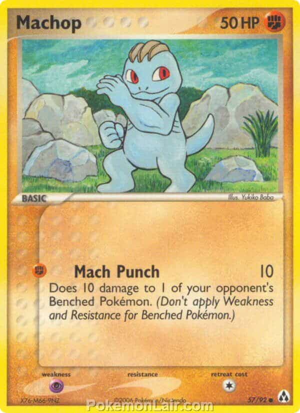 2006 Pokemon Trading Card Game EX Legend Maker Set 57 Machop