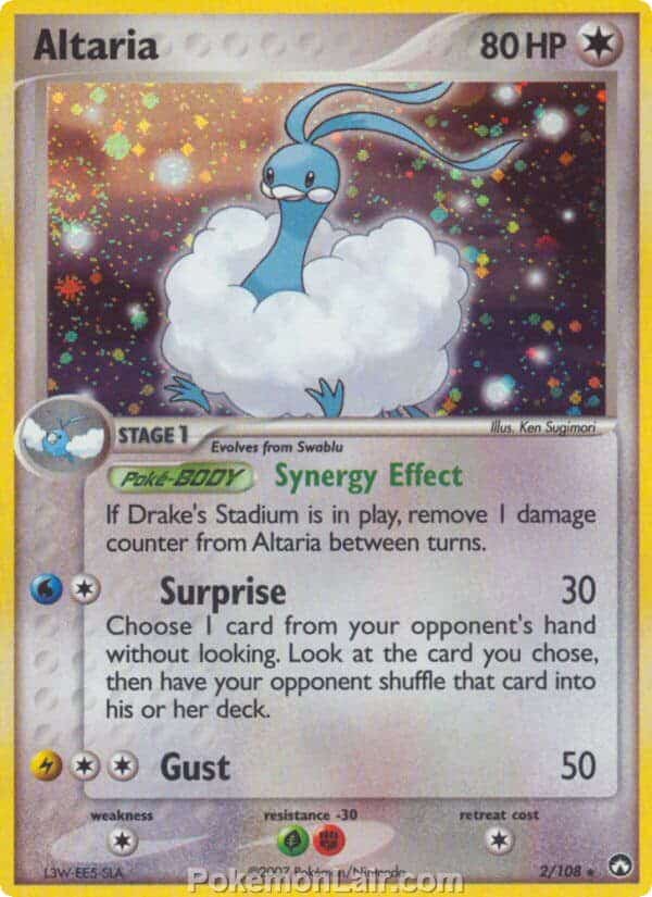 2007 Pokemon Trading Card Game EX Power Keepers Price List – 2 Altaria