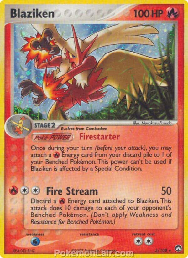 2007 Pokemon Trading Card Game EX Power Keepers Price List – 5 Blaziken