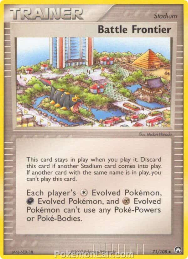 2007 Pokemon Trading Card Game EX Power Keepers Price List – 71 Battle Frontier
