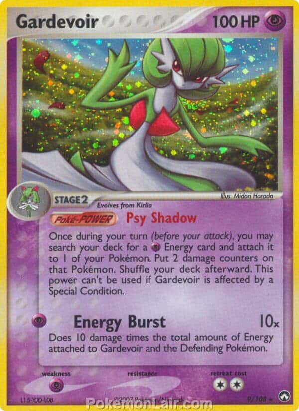 2007 Pokemon Trading Card Game EX Power Keepers Price List – 9 Gardevoir