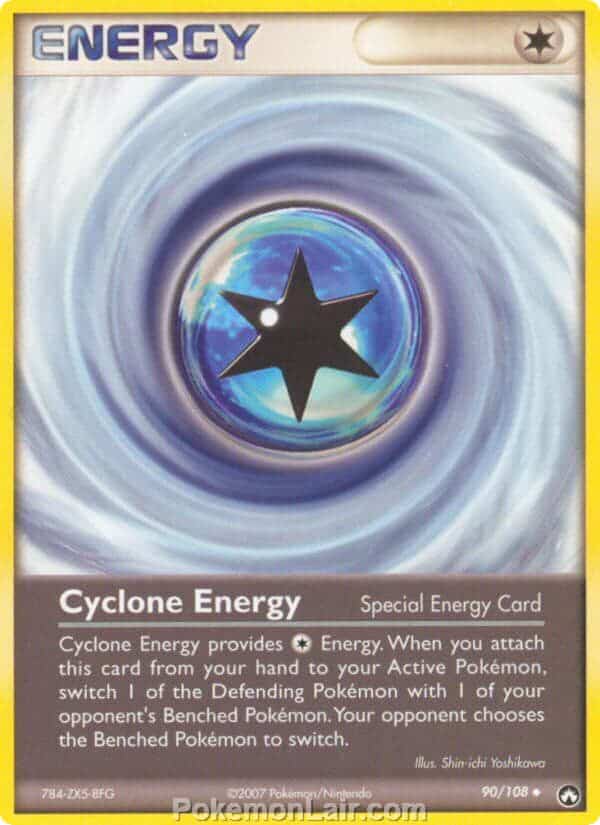 2007 Pokemon Trading Card Game EX Power Keepers Price List – 90 Cyclone Energy