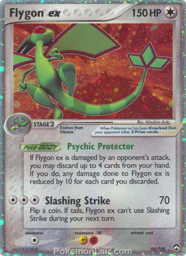 2007 Pokemon Trading Card Game EX Power Keepers Price List – 94 Flygon EX