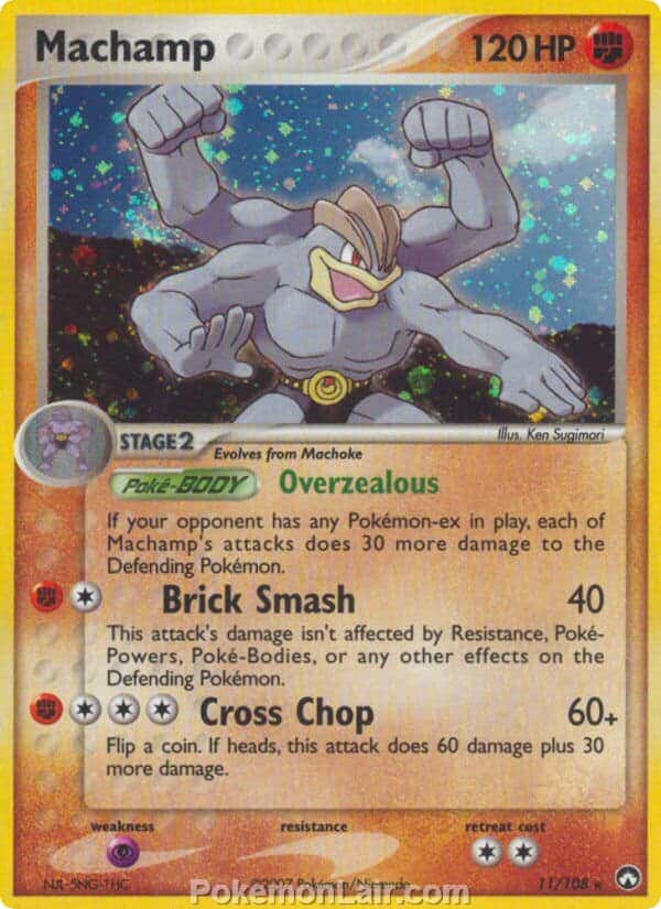 2007 Pokemon Trading Card Game EX Power Keepers Set – 11 Machamp