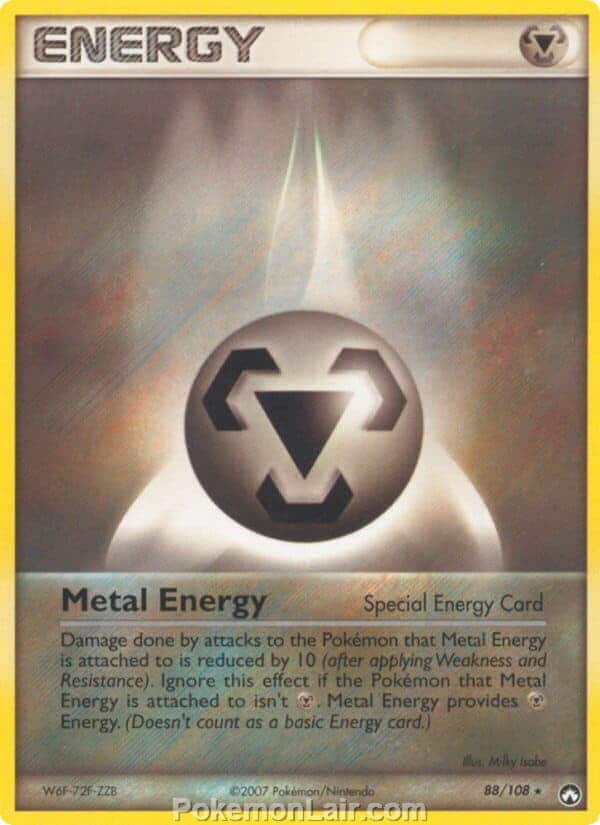 2007 Pokemon Trading Card Game EX Power Keepers Set – 88 Metal Energy