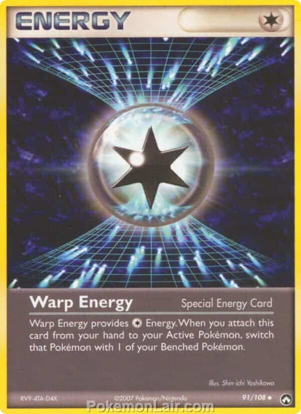 2007 Pokemon Trading Card Game EX Power Keepers Set – 91 Warp Energy