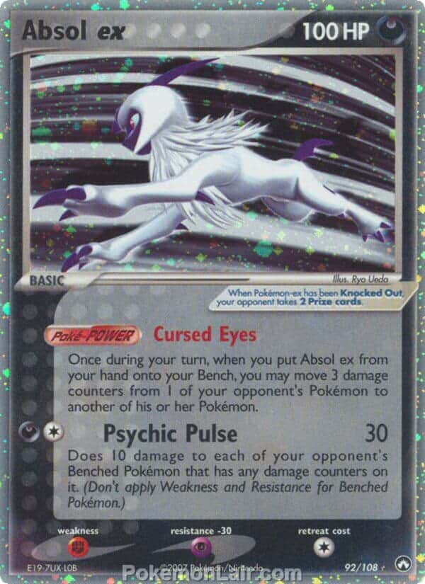 2007 Pokemon Trading Card Game EX Power Keepers Set – 92 Absol EX