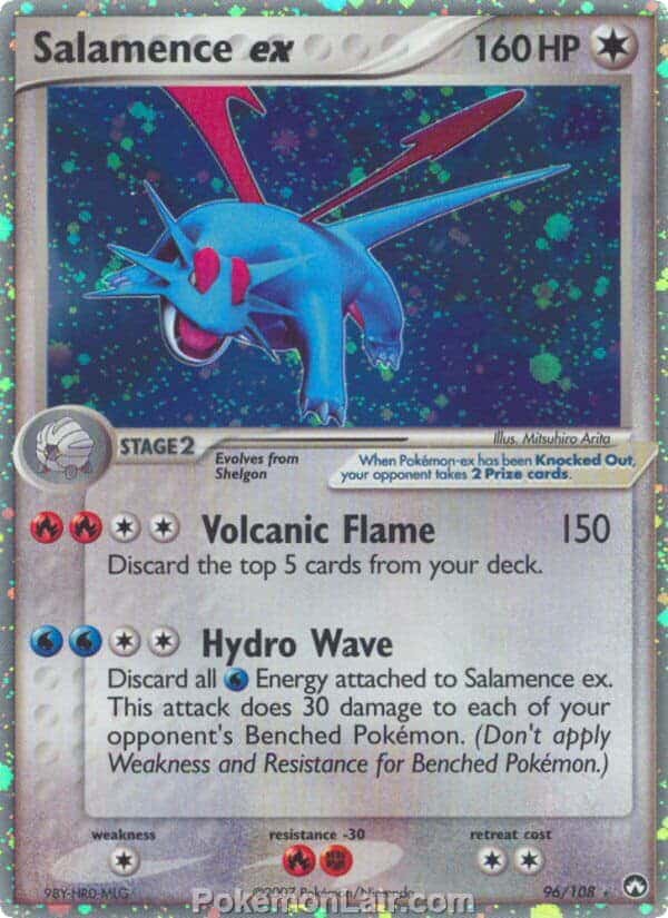 2007 Pokemon Trading Card Game EX Power Keepers Set – 96 Salamence EX