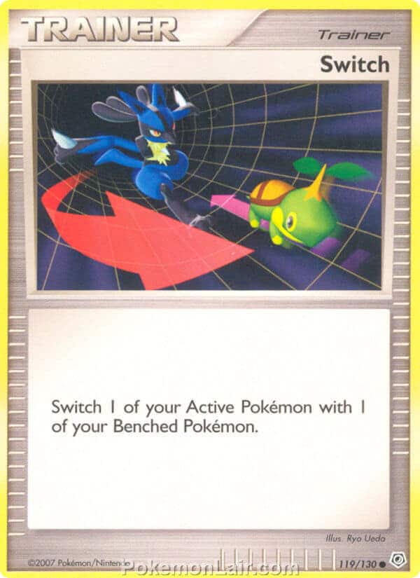 2007 Pokemon Trading Card Game Diamond and Pearl Base Price List – 119 Switch